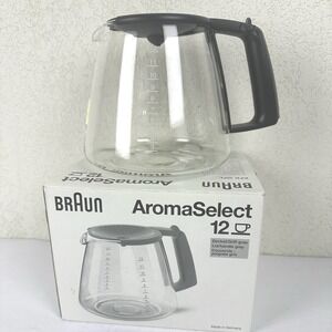 NIB Braun Aromaster 12 KFK12L 12-Cup Coffee Carafe - Black